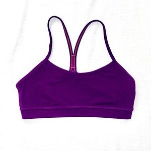 Lululemon Striped Flow Y Bra